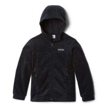 Columbia Jakne Za Dječake - Steens Mountain II Fleece Hooded Crne | CBOT-84352